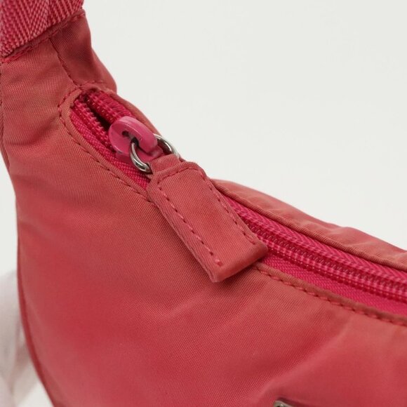 PRADA Accessory Pouch Nylon Pink Silver Auth - Picture 6 of 15